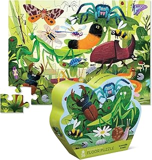 Comprar Crocodile CREEK-36 pcs Shaped Backyard Bugs Cocodrilo, Único Puzzles, Multicolor, (3840783)