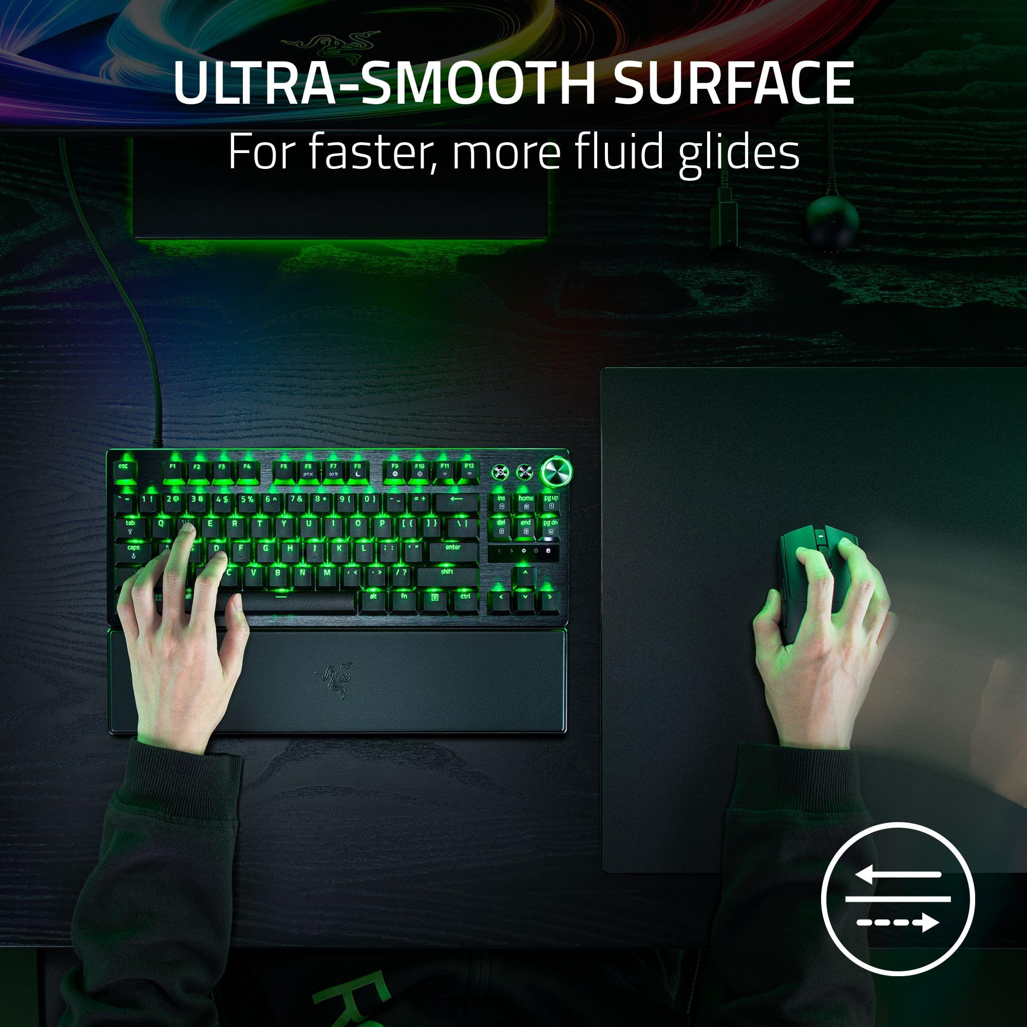 Amazon.com: Razer Atlas Pro Tempered Glass Gaming Mouse Mat