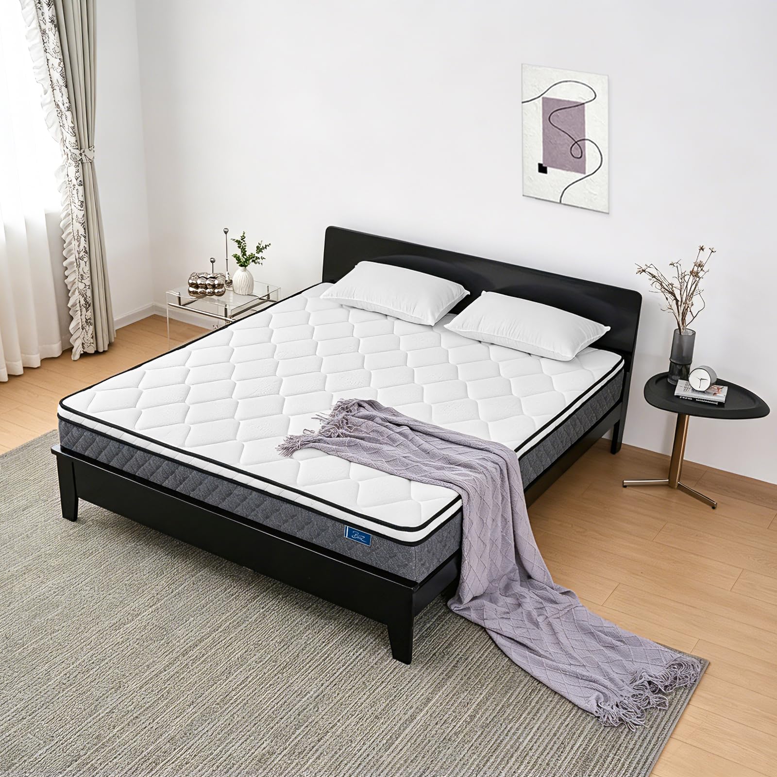QUEEN E クイーンシグマ 5.8. [40%] Amazon.com: Bixazx Queen Mattress, 12 Inch Cooling Hybrid Queen
