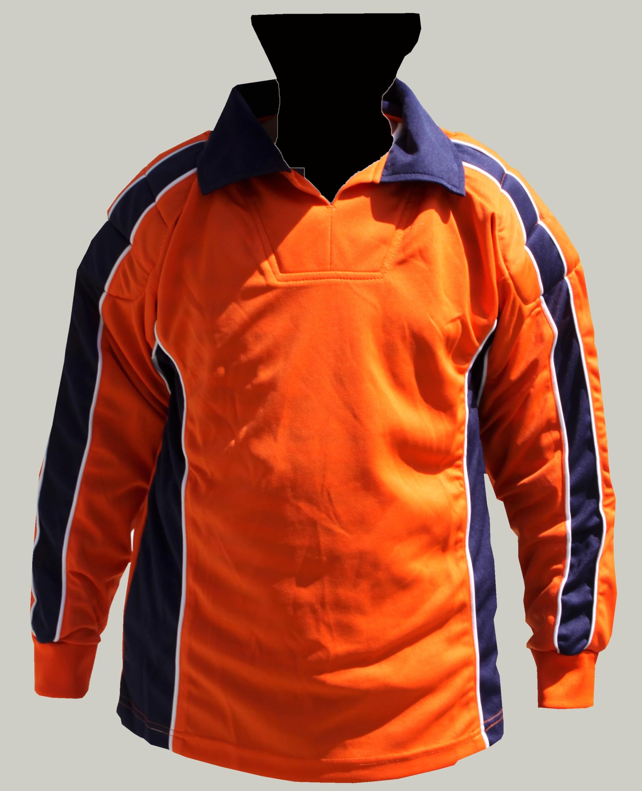 Lisaro Maglia da Portiere a Maniche Lunghe, Arancione/Nero, Arancione/Nero