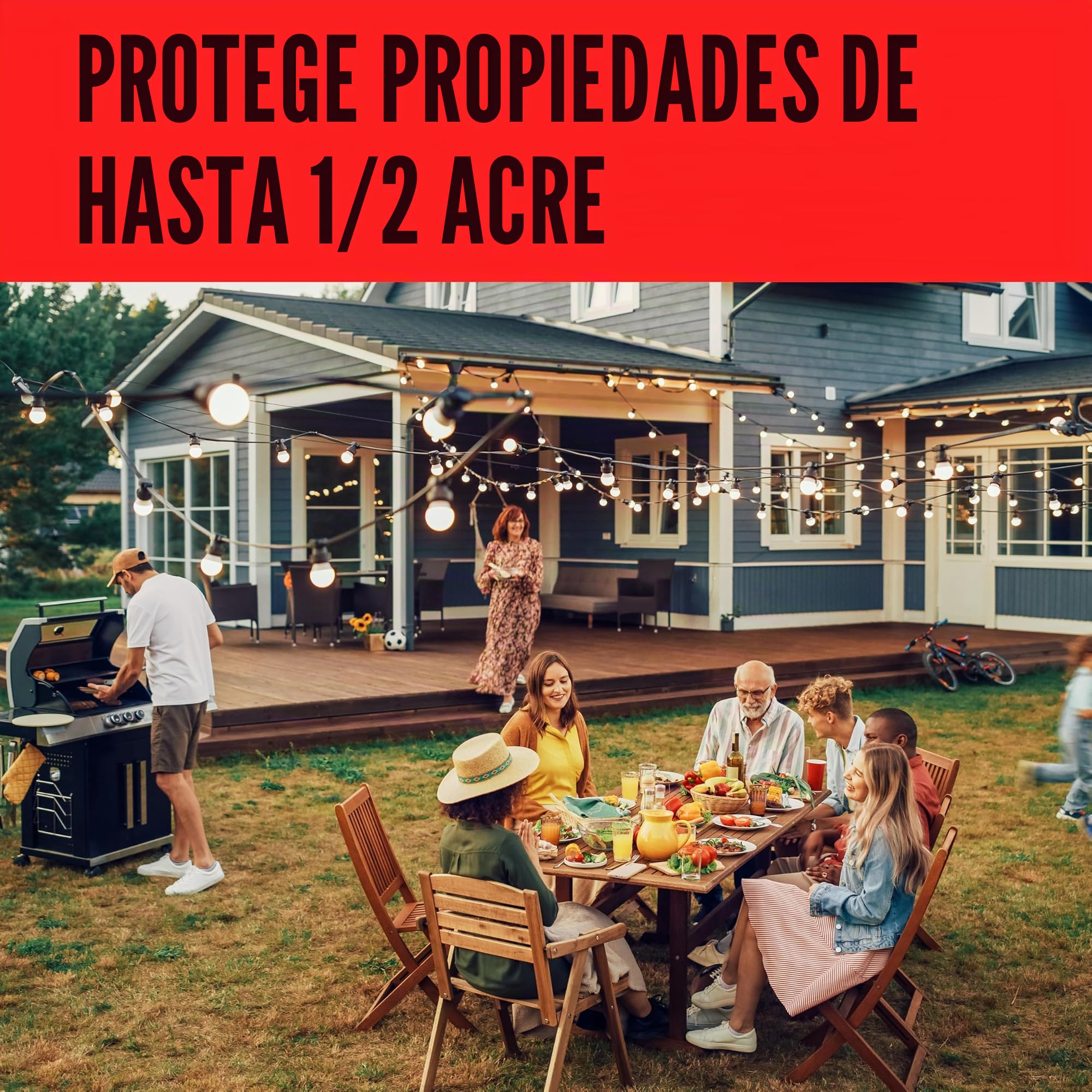 Trampa para Mosquitos y Otros Insectos Voladores al Aire Libre DynaTrap DT1130SR y Matamoscas – Mata Mosquitos, Moscas, Avispas, Mosquitos, y Otros Insectos Voladores – Protege hasta 1/2 Hectárea