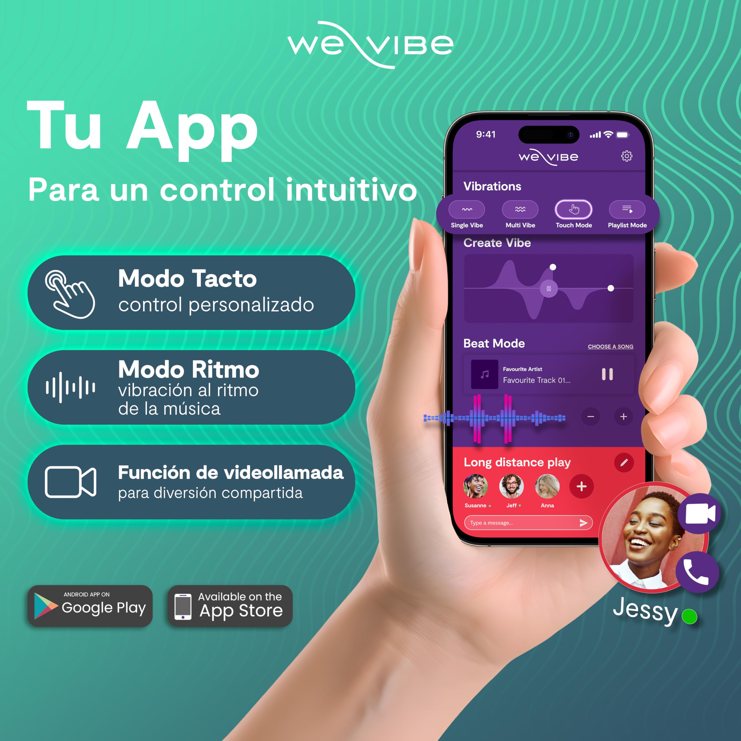 We-Vibe Pivot 2 Anillo Vibrador para Pene y Clítoris App Impermeable | Impermeable, control por app, silencioso, motor potente, diseño discreto, uso cómodo, formato práctico