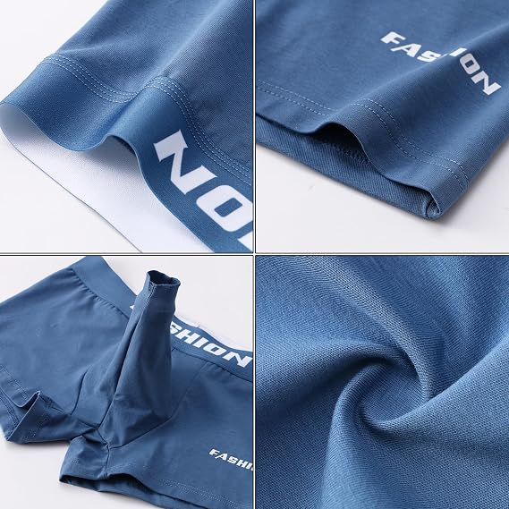 3-pack Men's Elephant Underwear Cotton Open Hole Boxer Briefs Cool Breathable Boxers Short Mid-rise Pants Briefs
