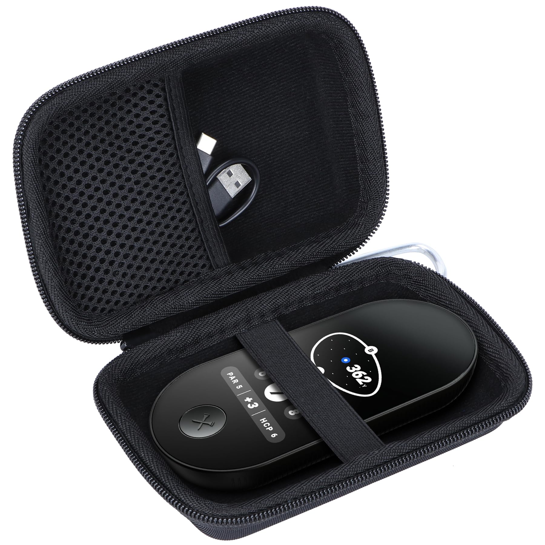 Lebakort Hard Case Compatible with Blue Tees Golf Ringer Magnetic Golf GPS handheld Water Resistant Golf Distance Range Finder