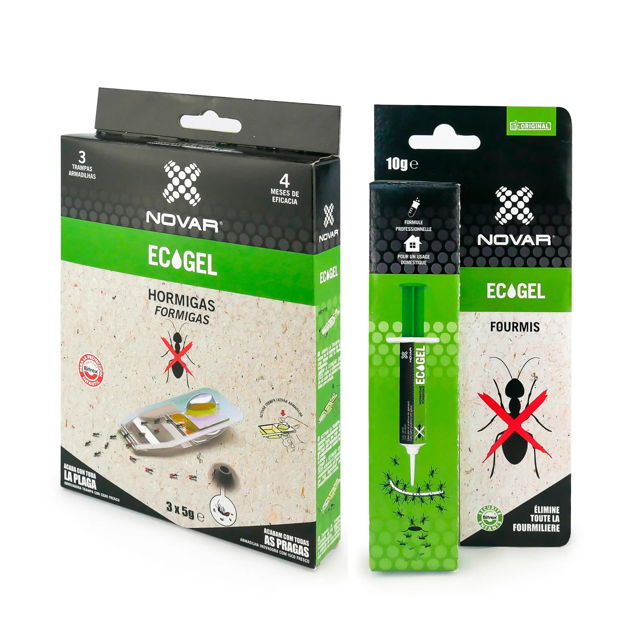 ECOGEL Hormigas | Eficacia Profesional | Jeringa 10gr Ecopack | 1 unidad | Caja de cartón (4301) — view 6