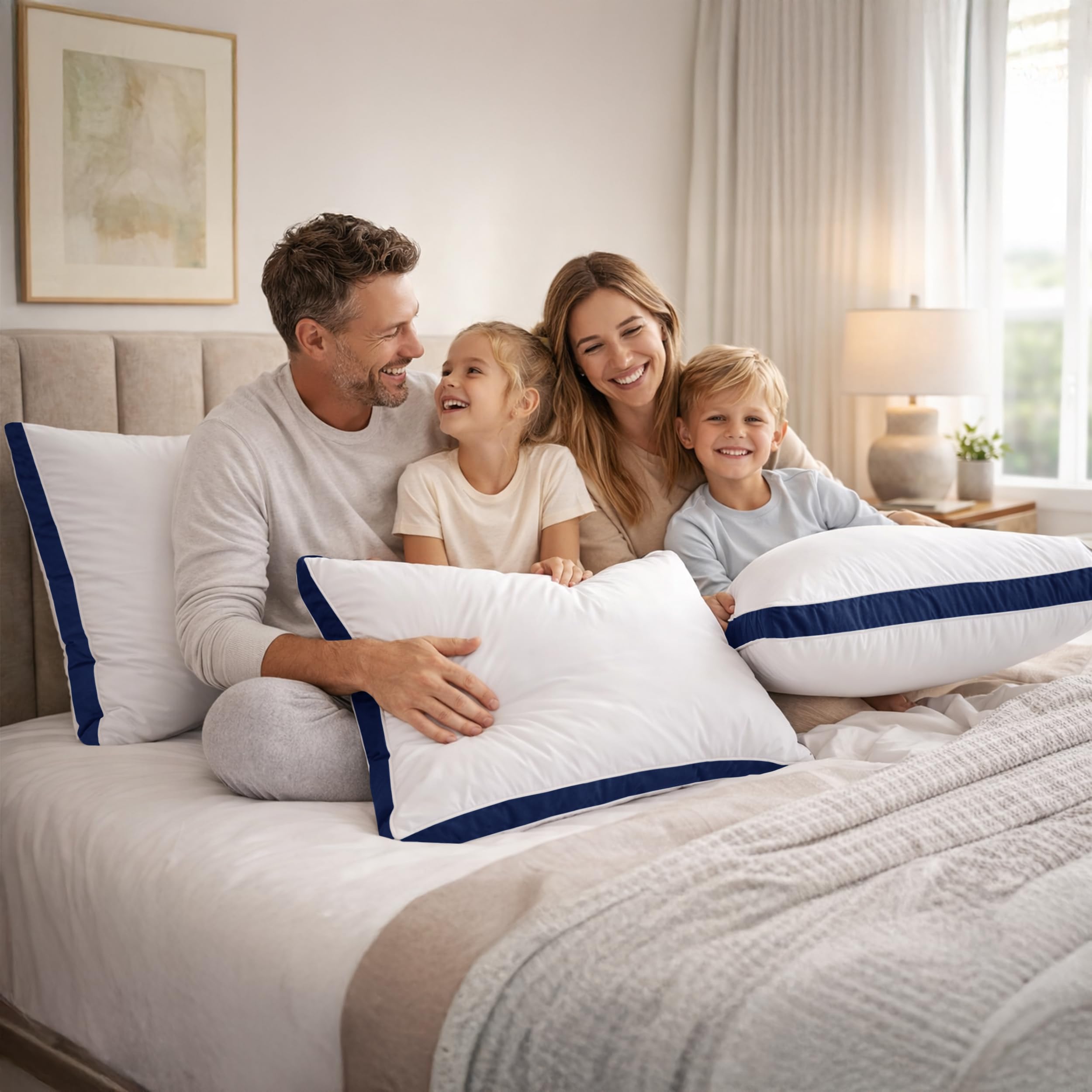 枕 5点セット Amazon｜Lux Decor ベッドピロー 睡眠用 - キングサイズ枕 2枚セット