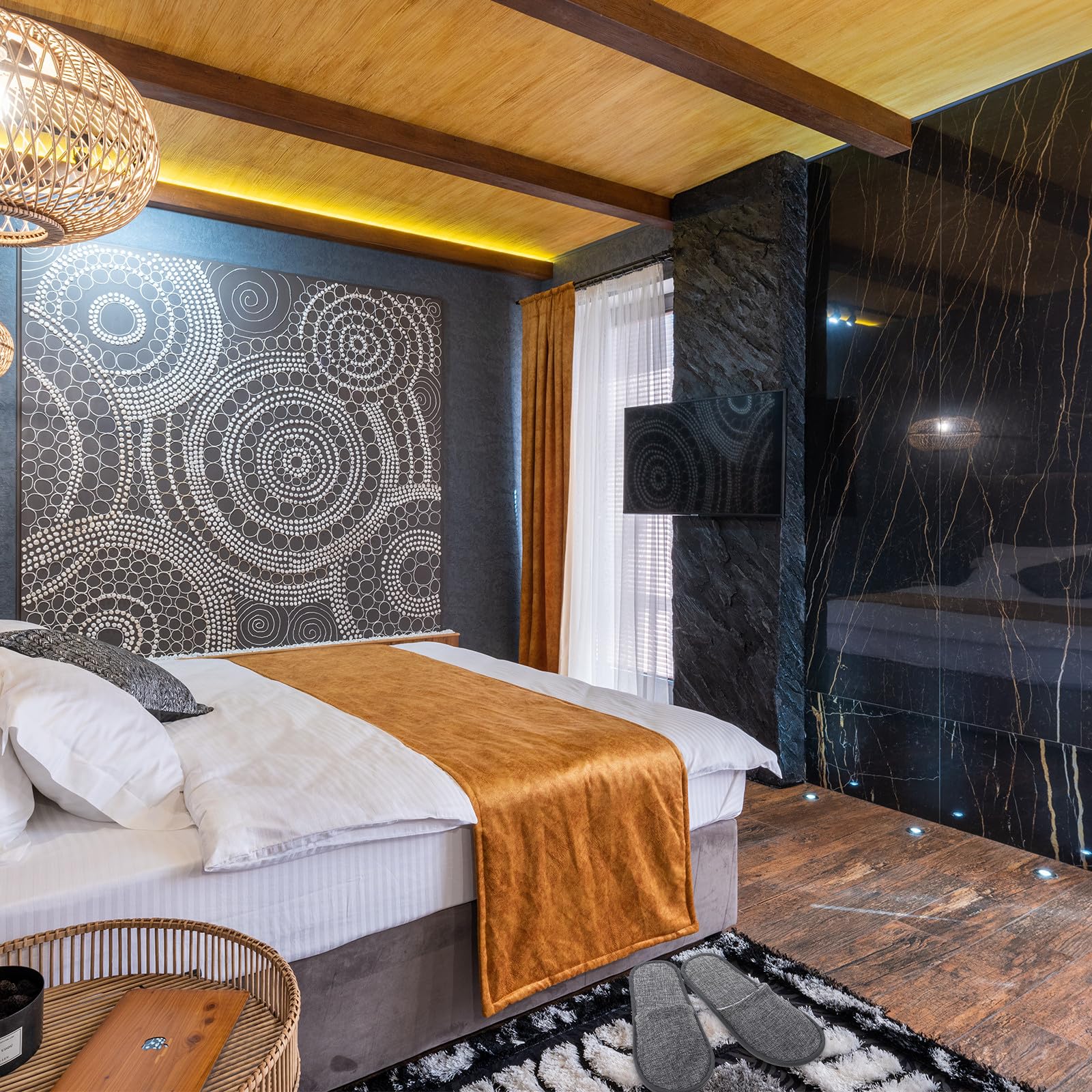 Ciabatte Monouso Antiscivolo in Lino 10 Paia Taglia Unica per Uomo e Donna per Hotel, Viaggi e Spa, Pantofole da Casa Leggere e Compressibili
