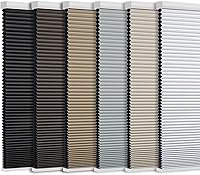 Vista 8 de Changshade Persianas Celulares para Ventanas sin Cordón Opacas para Ventanas Interiores, que se Bajan, Aislamiento Térmico de Panal de 1.5 Pulgadas