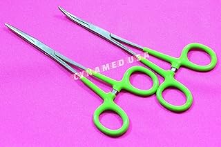 German Stainless Steel Rochester Pean HEMOSTAT Forceps Straight + Curved Serrated TIP 6.25