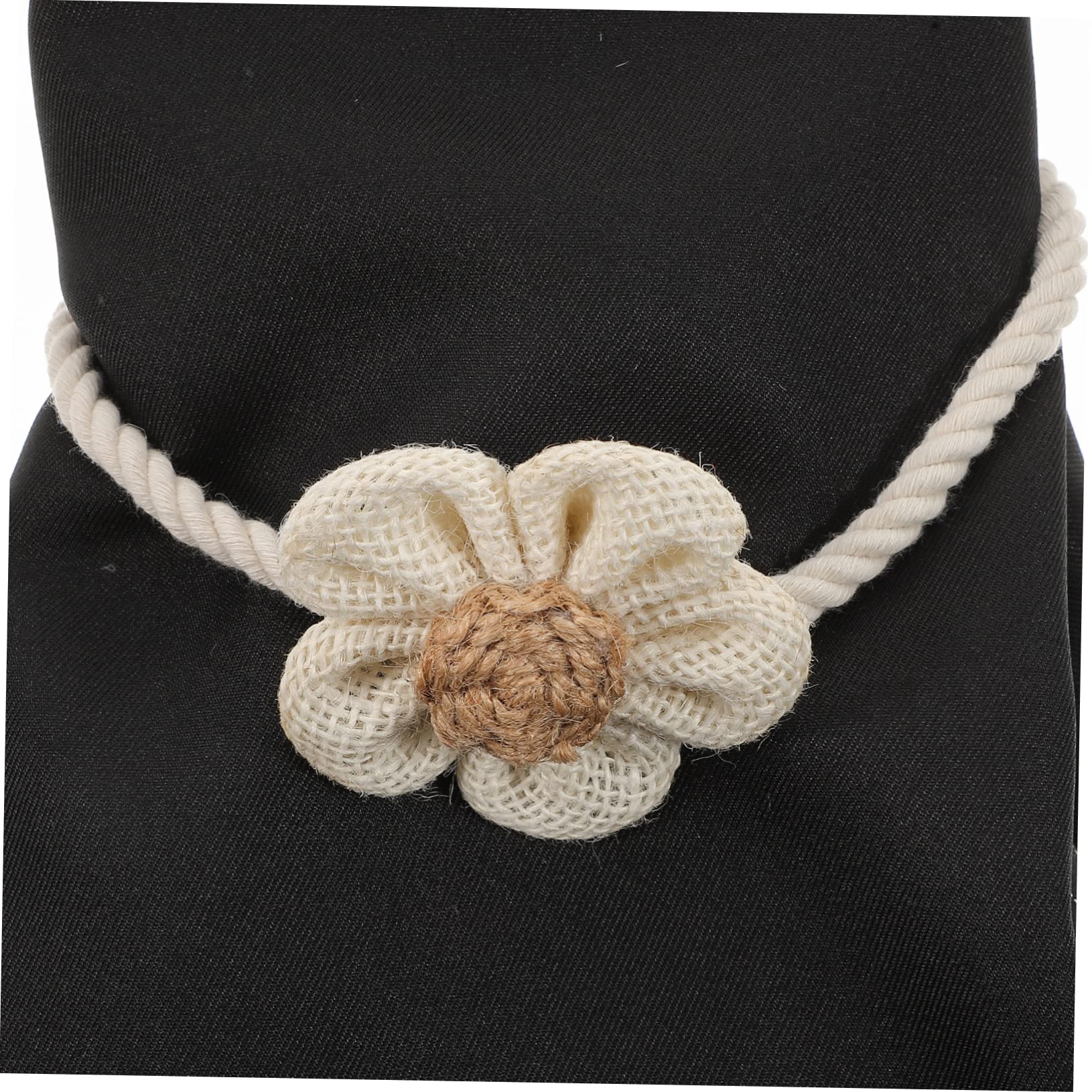TOPBATHY 8pièces Embrasses à Rideaux Magnétiques Coton Et Lin Lot de Attaches Décoratives pour Fenêtres Pratiques Et Idéales pour Salon Bureau Et Chambre