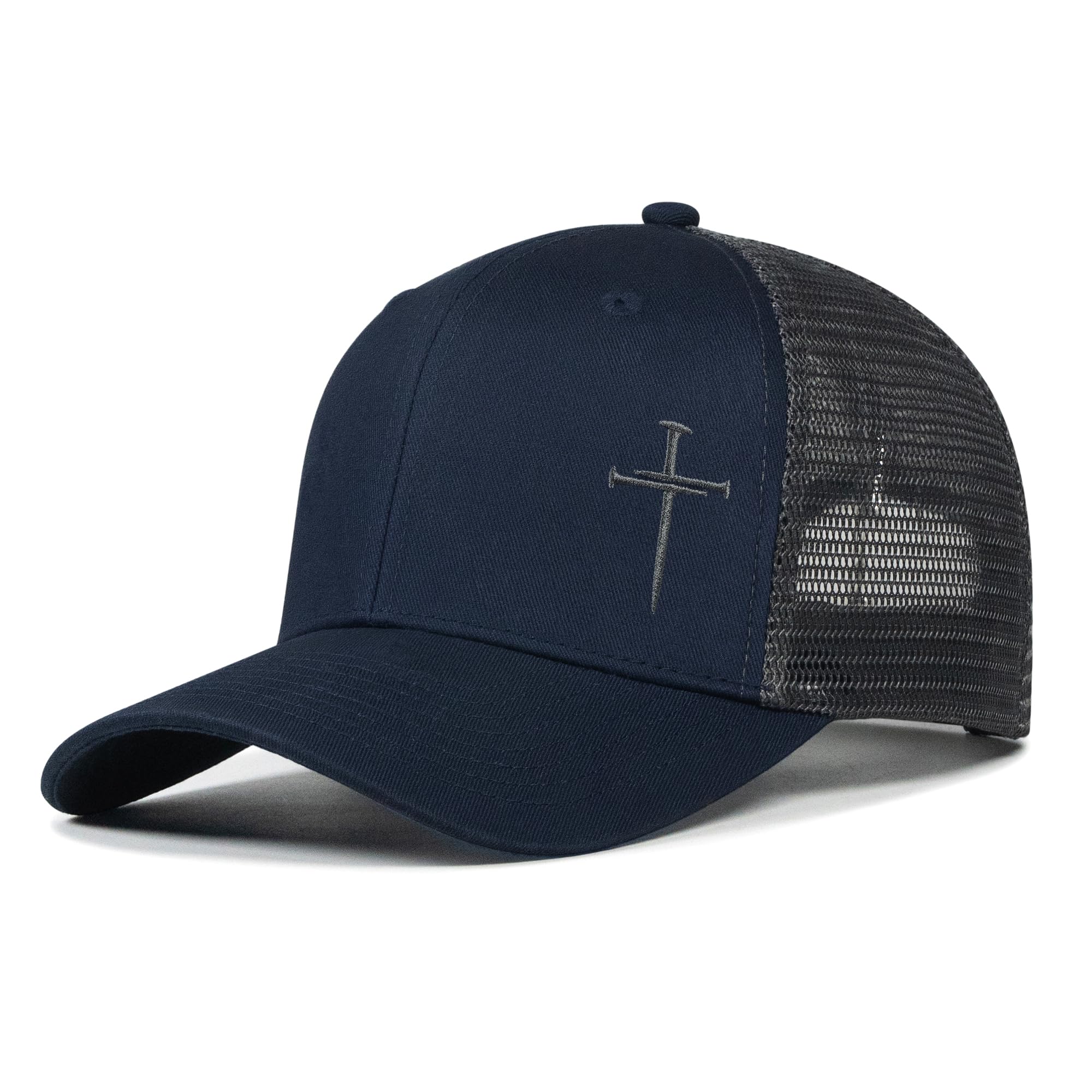 Christian Hats for Men Women,Jesus 3 Nail Cross Hat Christian Religious Gifts for Birthday/Christmas