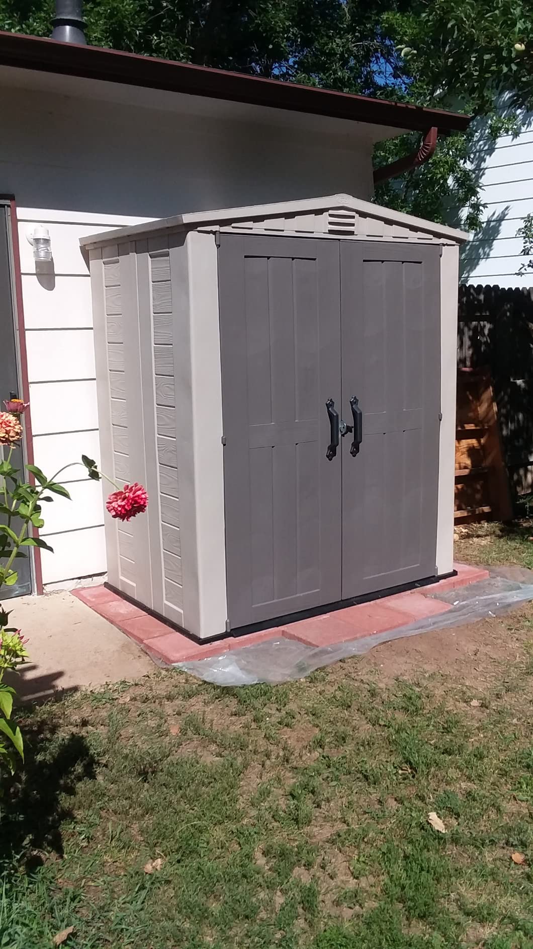 58/mo Finance Keter Factor 6x3 Outdoor Storage Shed KitPerfect to