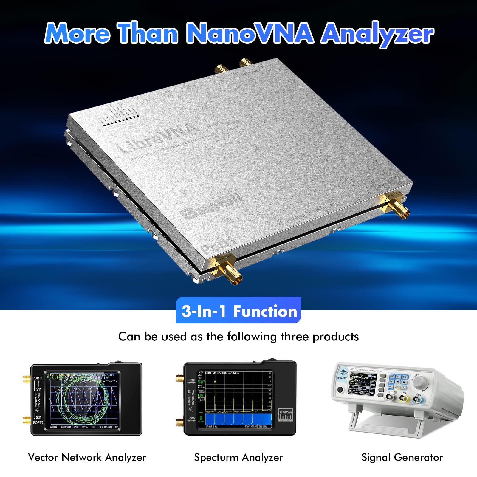 Amazon.co.jp: Seesii LibreVNA 2.0 100kHz-6GHz ベクトルネットワーク