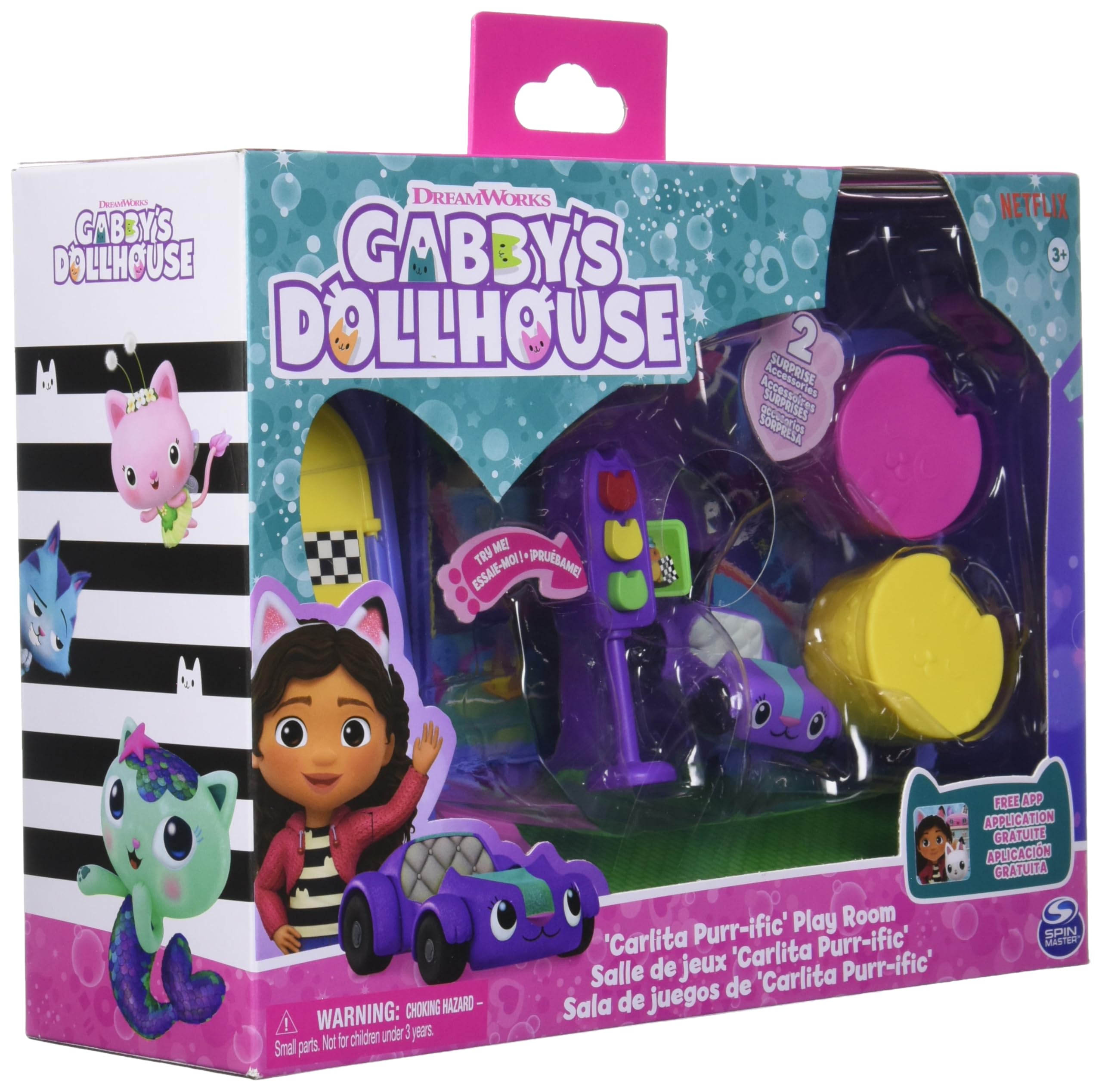 Gabbys Dollhouse Gabby'Nin Hayal Evi Karton Yavru Kedi Craft-A-Riffic Odasi Ve Karton Yavru Kedi Figürü