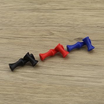 9 Sets Archery Finger Protectors Silicone Bowstring Finger Guard Protective Equipment Finger Tab Bowstring Finger Saver for Beginners (Each Colour 3 Sets)