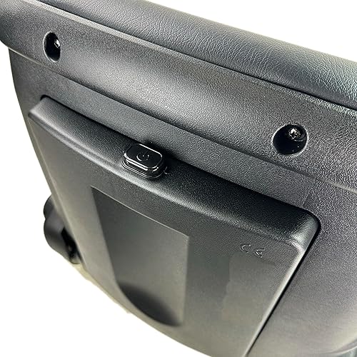 Miniatura 8 de E-53710-U2231-71 DirectFit Asiento sin suspensión de vinilo negro para carretilla elevadora Toyota 7FDU35, 7FDU45, 7FDU70, 7FDU80, 7FGU35, 7FGU45,