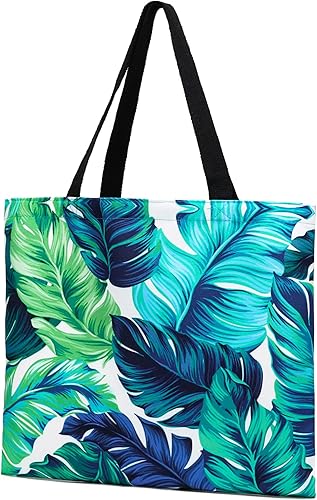 Miniatura 3 de Bolsas de lona, 2 bolsas de lona reutilizables multiusos para bolsas de comestibles, bolsas de compras, bolsas de playa