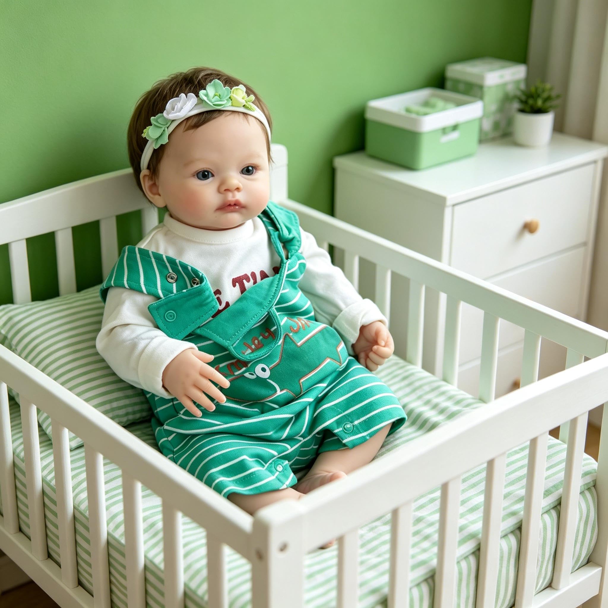 Pełna silikonowa lalka niemowlęca, 45 cm, Reborn Baby Doll, silikonowa, na całe ciało, winylowa, realistyczna, noworodek, prawdziwe życie, Reborn lalki z akcesoriami do zabawek