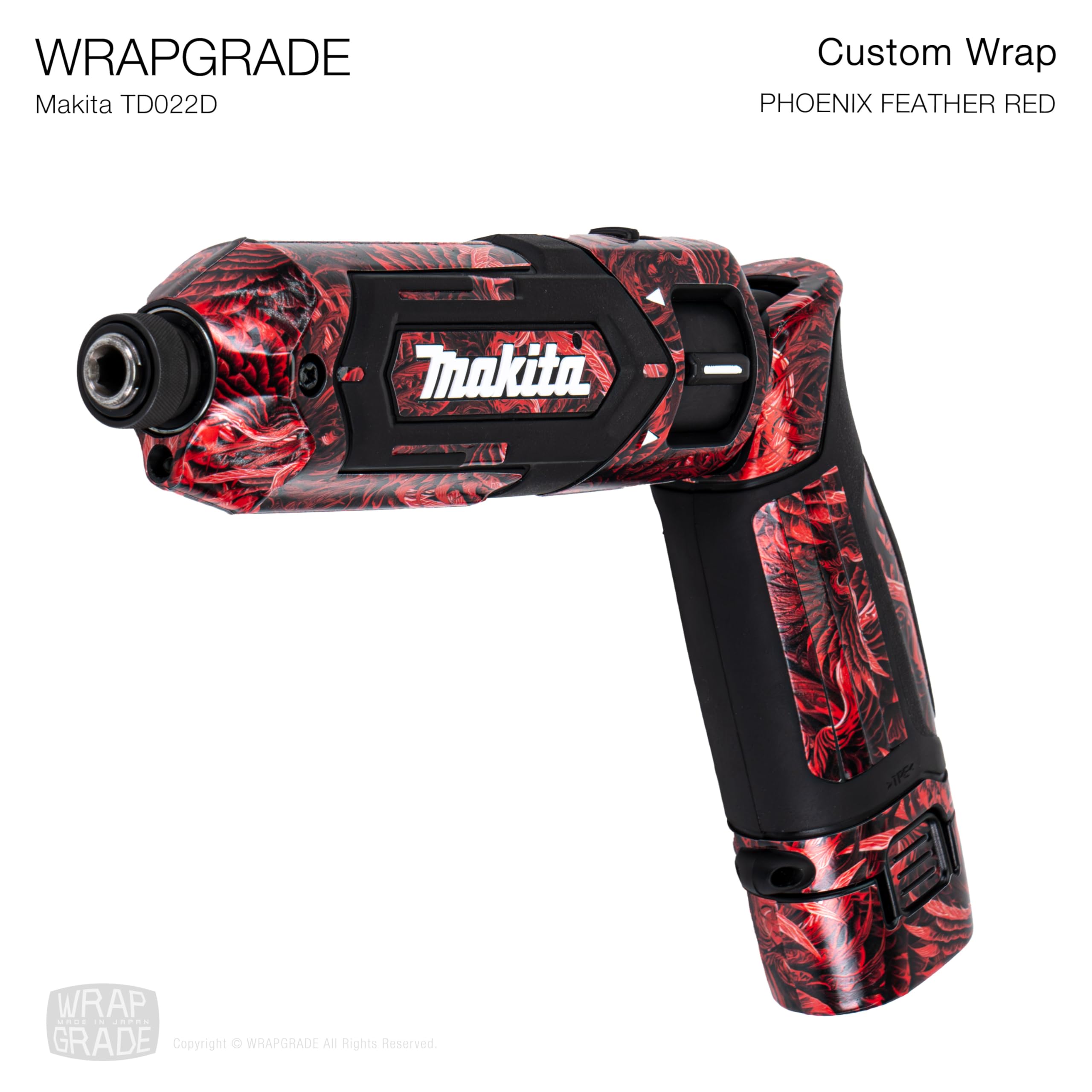 Amazon.co.jp: WRAPGRADE (ラップグレード) マキタ TD022D用 カスタム 