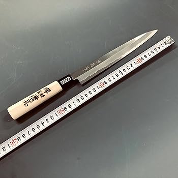 日本製 柳刃包丁 木製ハンドル Amazon｜堺源吉 日本製 刺身 包丁 210mm 鋼 カスミ 木柄 堺の