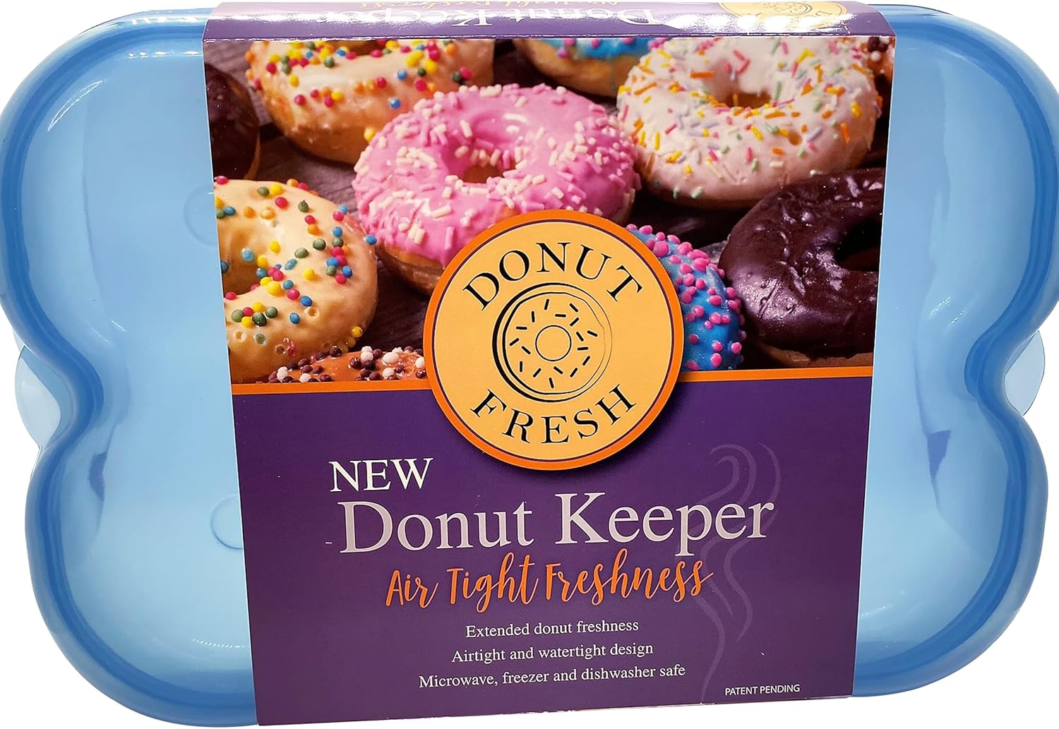 Donut Fresh Container (Holds 6 Donuts) Reusable Donut