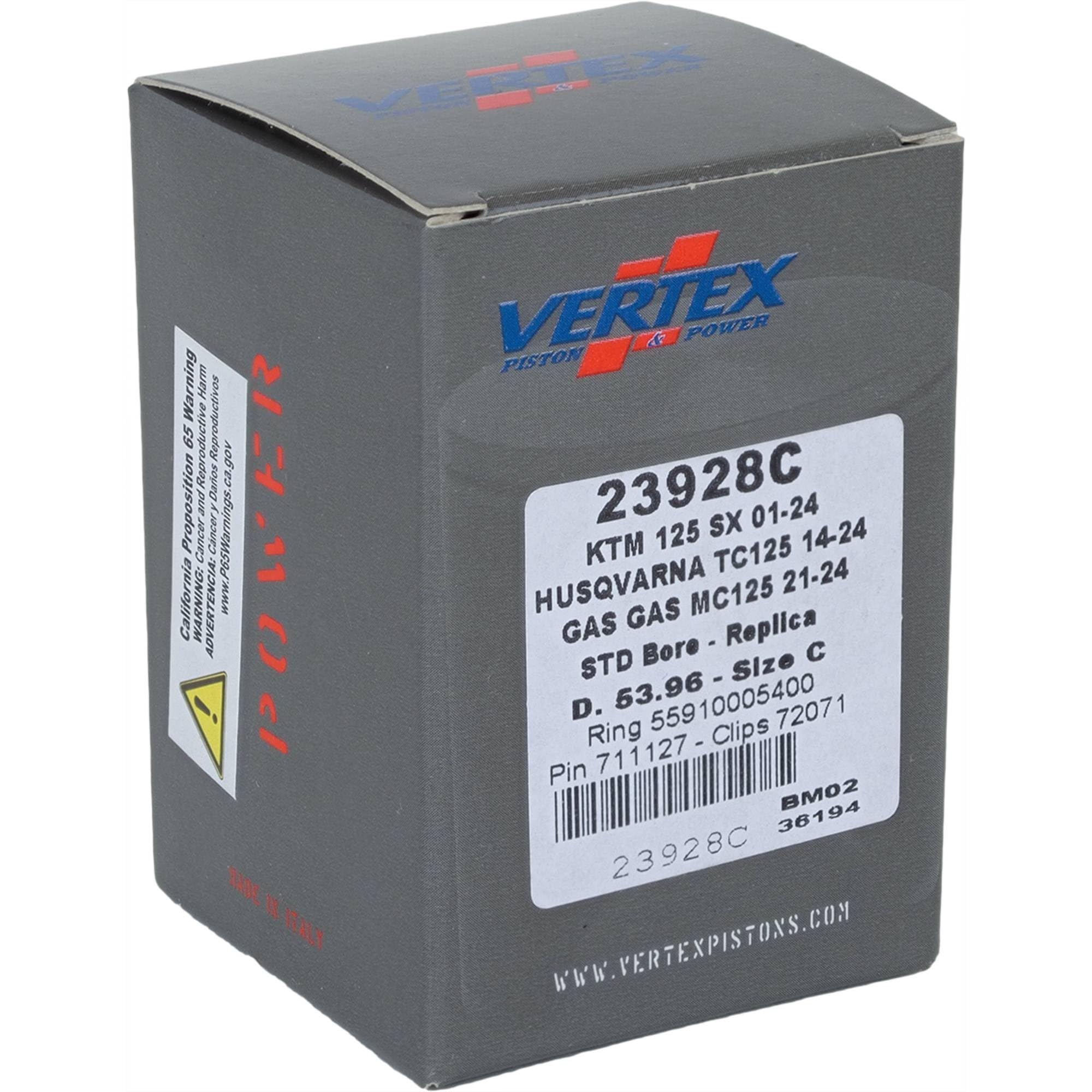 Amazon | Vertex レプリカ キャストピストンキット KTM 125 EXC