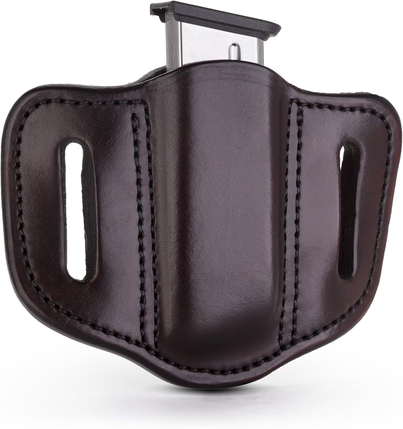 1791 Gunleather Mag Holster for Single Stack Mags, OWB Magazine Pouch for Belts