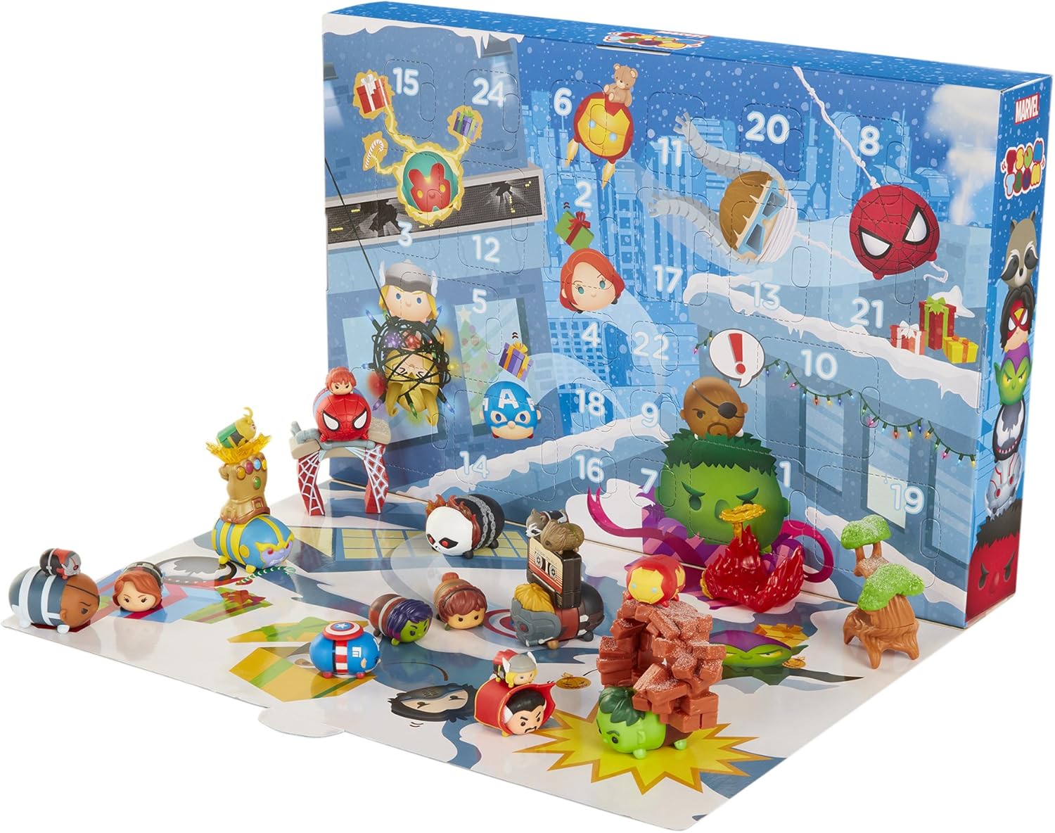 Christmas Tsum Tsum 2022 Calender Tsum Tsum Marvel Countdown To Christmas Advent Calendar Playset :  Amazon.co.uk: Toys & Games
