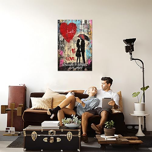 Miniatura 297 de ANRUOXI Graffiti - Lienzo decorativo para pared, diseño abstracto retro, pintura urbana moderna, póster de decoración de pared de zapatos para