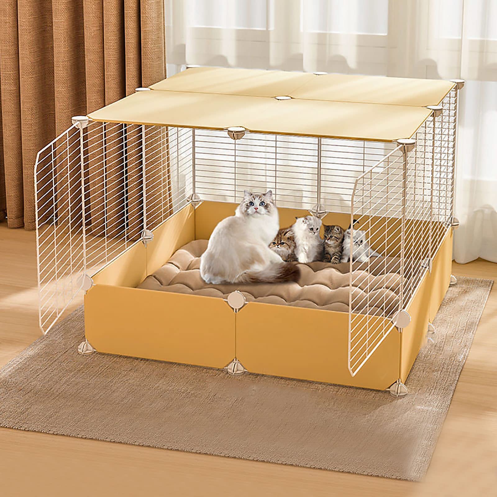 Gabbie per Gatti Recinto per Gatti da Interno Cuccia per Gatti Recinto per Gattini Trasportini per Cani per Cani di Grossa Taglia Gabbia per furetti Recinto per Animali Domestici per Uso
