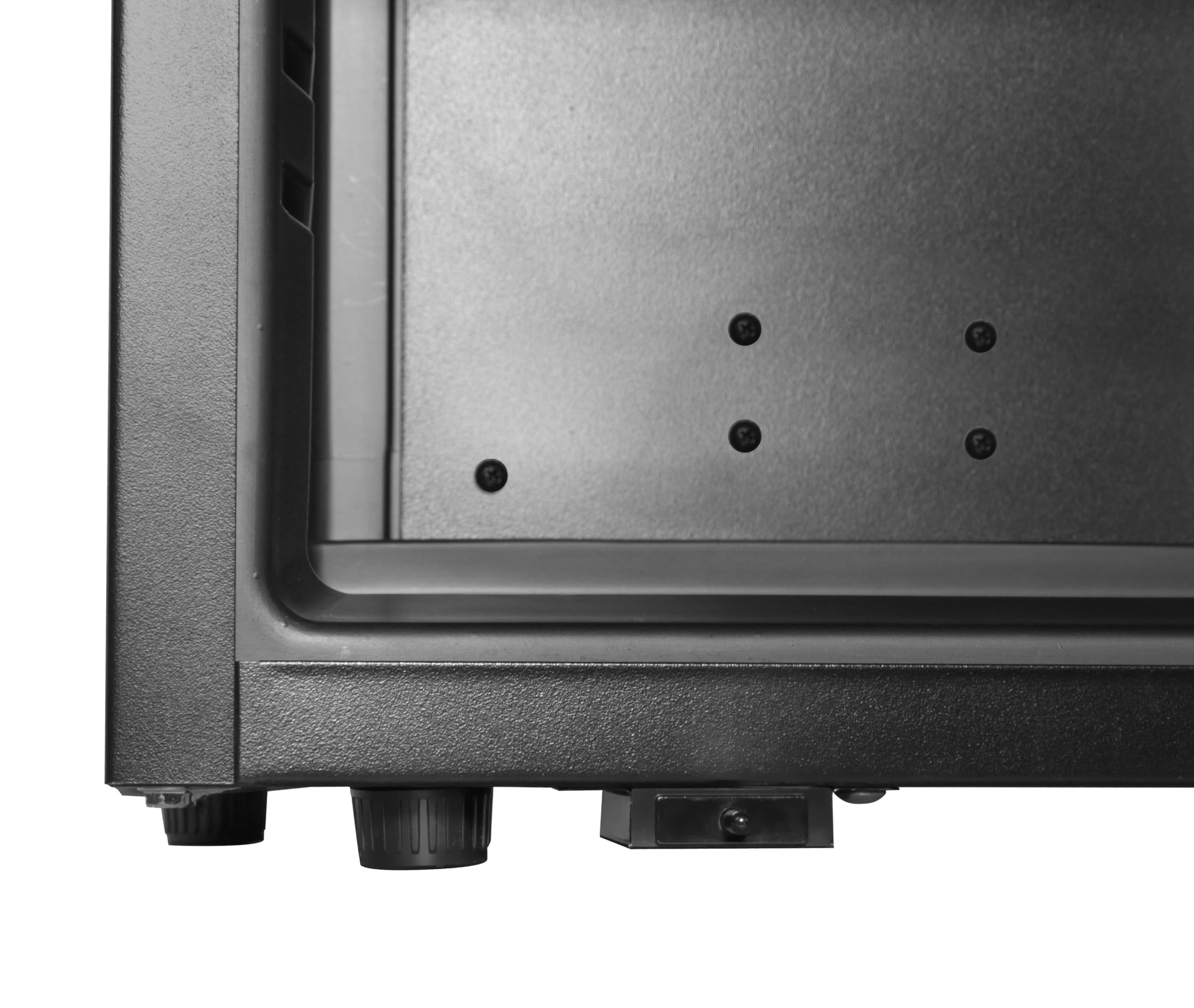 METRO Professional Minibar GMB1025B, 25 L, 55 W, LED-Beleuchtung, 1 verstellbarer Einlegeboden, Umkehrbare Tür, Geräuscharm, Schwarz