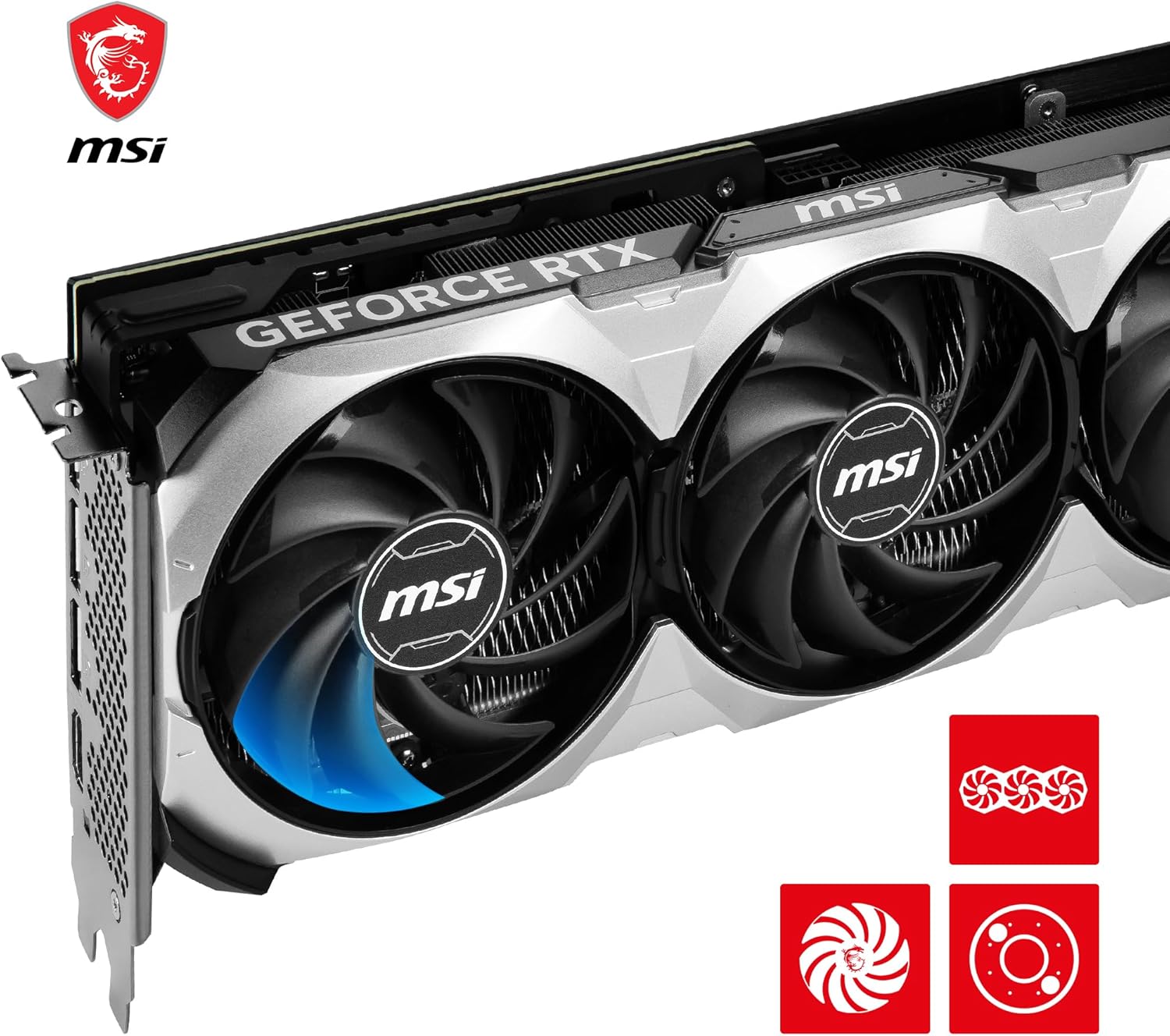 MSI GeForce RTX 4070 Ti VENTUS 3X 12G OC Scheda video gaming - 12GB GDDR6X, 2655 MHz, PCI Express Gen 4, 192-bit, 3x DP v 1.4a, HDMI 2.1a (Supporta 4K 8K HDR) MSI GeForce RTX 4070 Ti VENTUS 3X 12G OC Scheda video gaming - 12GB GDDR6X, 2655 MHz, PCI Express Gen 4, 192-bit, 3x DP v 1.4a, HDMI 2.1a (Supporta 4K 8K HDR)