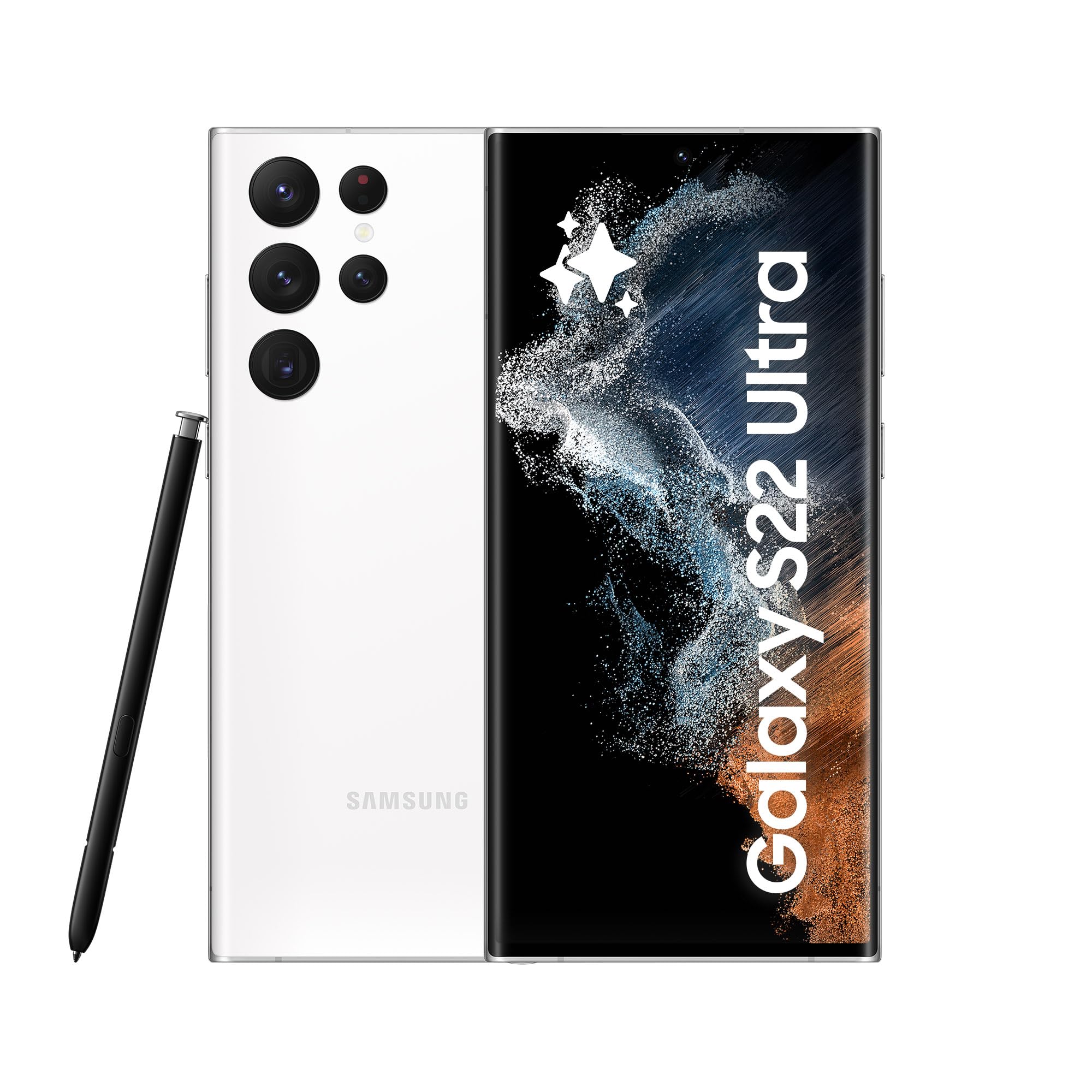 Samsung Galaxy S22 Ultra, Android Smartphone, 6,8 Zoll Dynamic AMOLED Display, 5.000 mAh Akku, 512 GB/12 GB RAM, Phantom White, inkl. 36 Monate Herstellergarantie [Exklusiv bei Amazon]