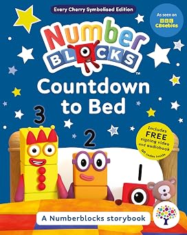 Every Cherry Publishing Numberblocks Countdown to Bed A Symbolised Storybook.