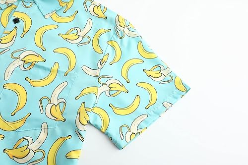 Miniatura 4 de Nosirhoc Camisa hawaiana para hombre, camisas casuales con botones, camisas de playa para hombre, camisas hawaianas