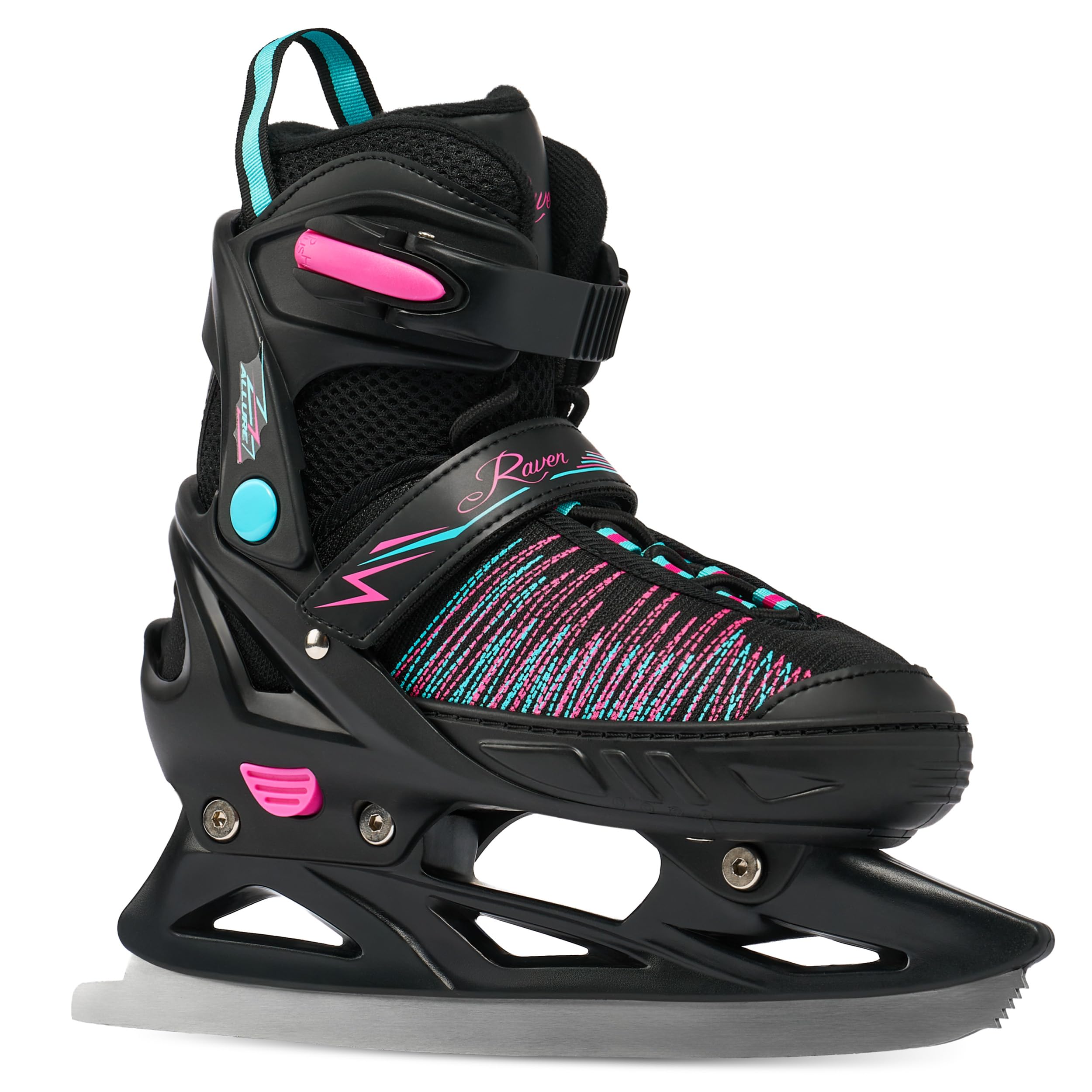 RAVEN 2in1 Pattini da ghiaccio Pattini in linea Inline Skates per bambini, adulti, ragazze e donne regolabili