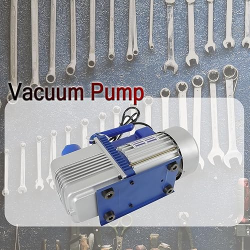 Miniatura 6 de findmall Bomba de vacío 110V 9.6CFM 1HP 1 etapa bomba de vacío de aire apto para sistemas R12 R22 R134a R410a