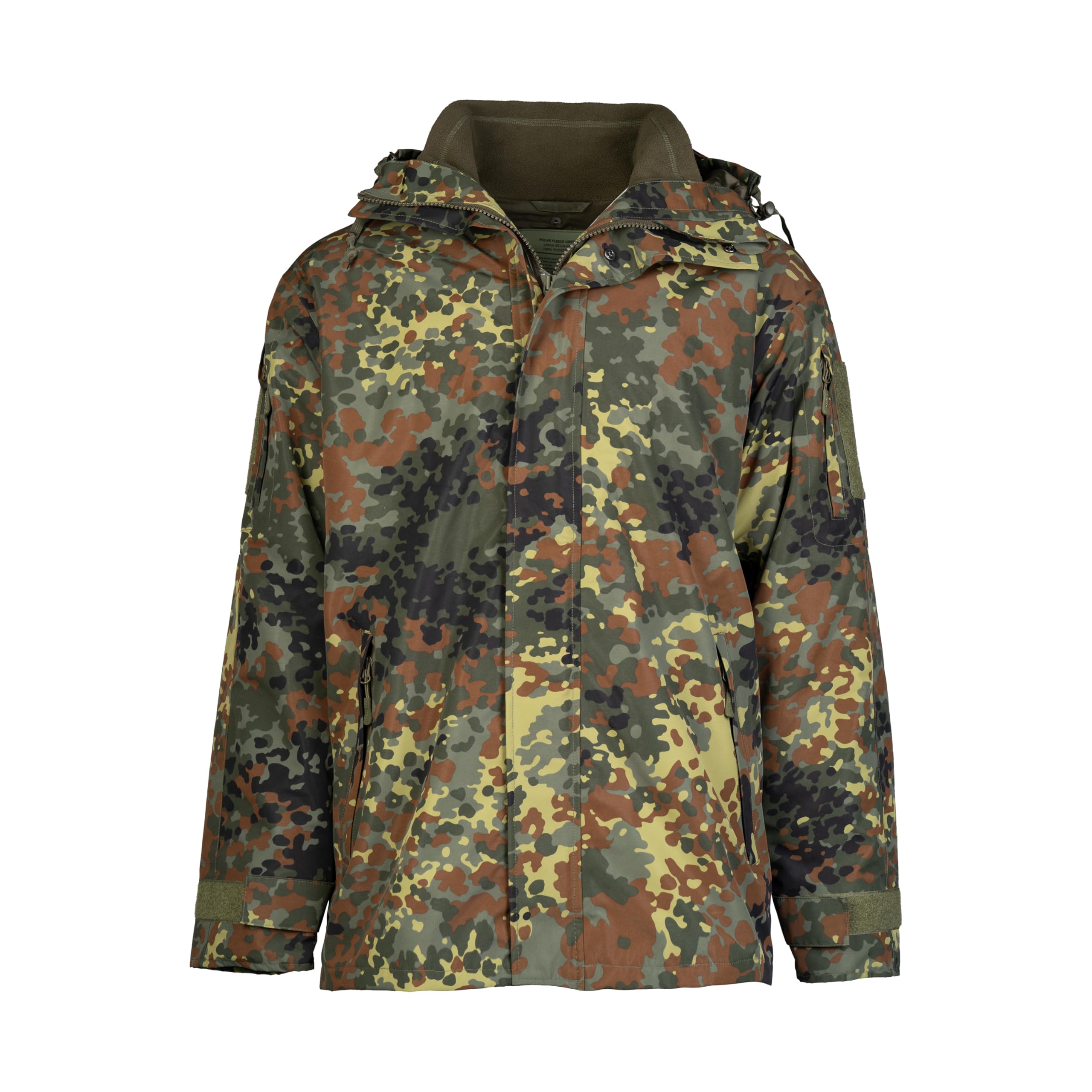 Mil-Tec Chubasquero unisex • Chaqueta impermeable con protección contra la humedad • Chaqueta de forro polar para hombre y mujer • Como chaqueta de trabajo, chaqueta militar, forro polar exterior