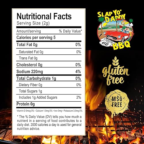 Miniatura 10 de Slap Yo Daddy BBQ Rub Seasoning, Love Meat Tender  Pollo, costillas, pechuga, verduras, tofu, campeonato de cerdo y especias para ahumar y asar a la