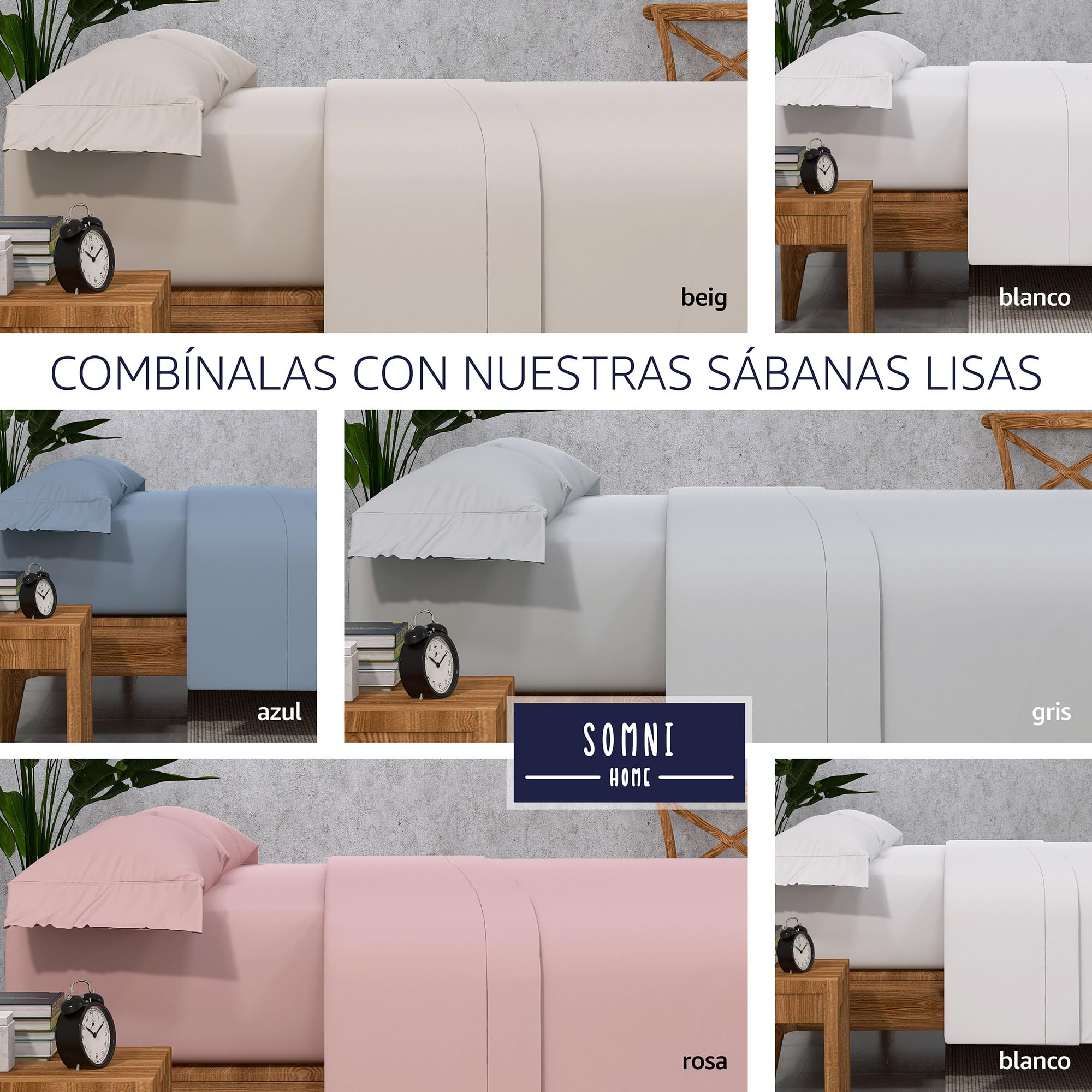 SOMNI HOME Colcha Bouti Reversible Acolchada para Cama 135/150 cm – Colcha Ligera Primavera Verano – Colcha Decorativa Moderna – Color Arena
