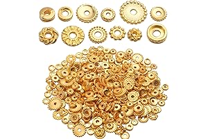 Alloy Spacer Beads: Versatile Jewelry Charms with a Hint of Gold