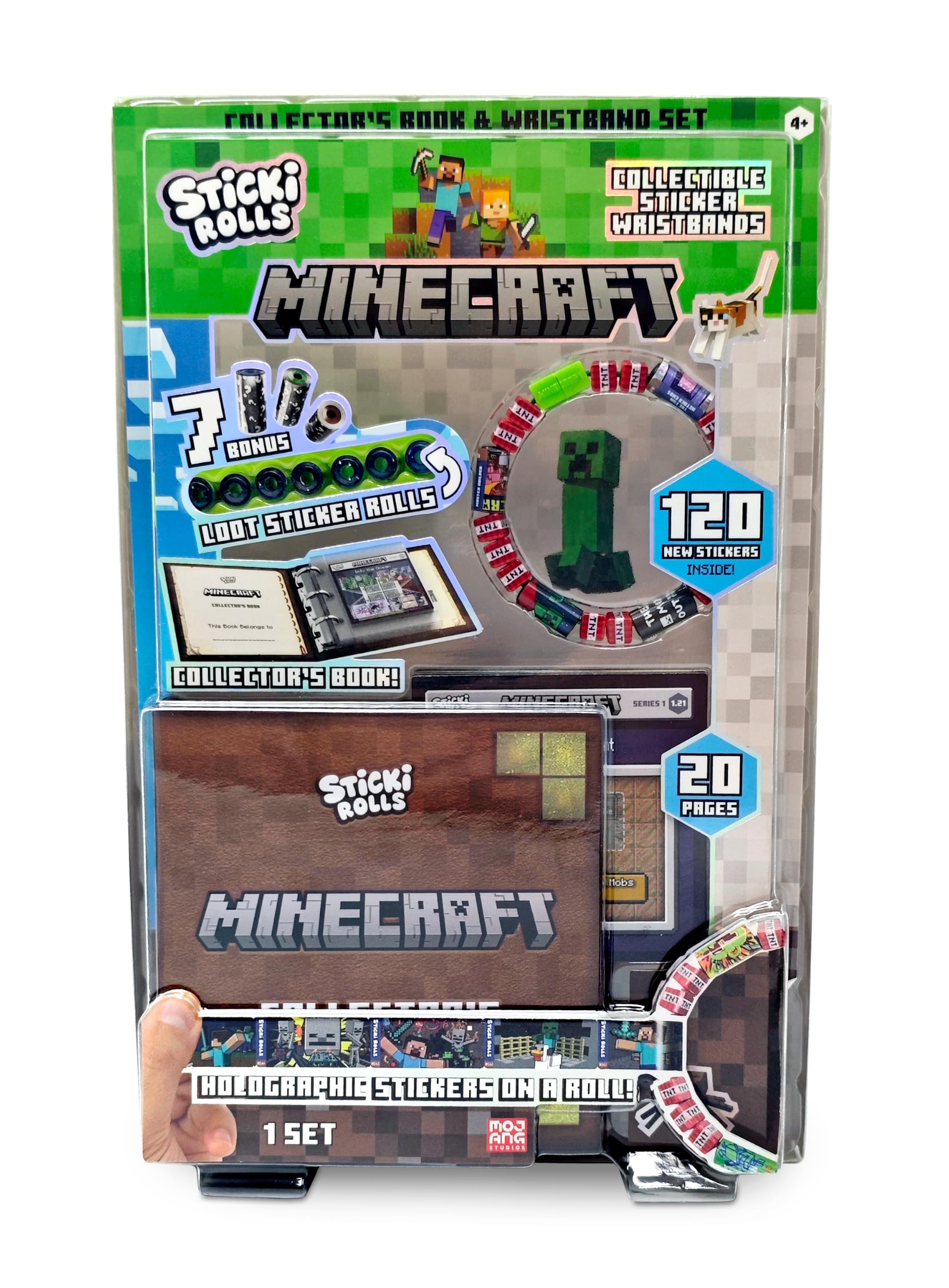 Sticki Rolls Minecraft Collectors Book