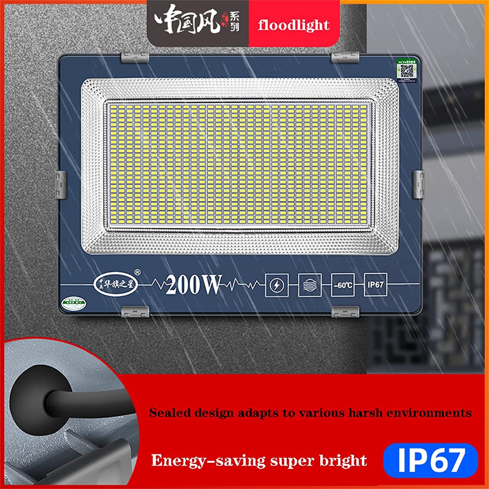 Proiettore Moderno Classe Energetica A Garanzia 3 Anni Faretto LED 1000W 100000 Lumen Bianco Freddo Per Esterno - Luce Super Potente, Impermeabile IP66, Durata 50000 Ore! Faretto Impermeabile IP66 - Foto 9