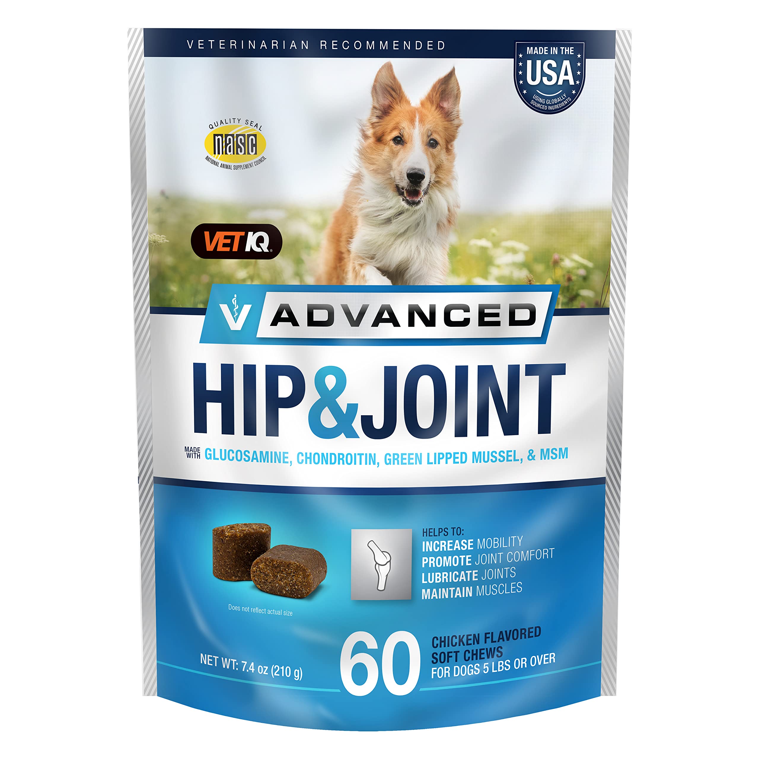 Buy VetIQ Advanced Hip & Joint with UCII® and Omega3s Advance Formula