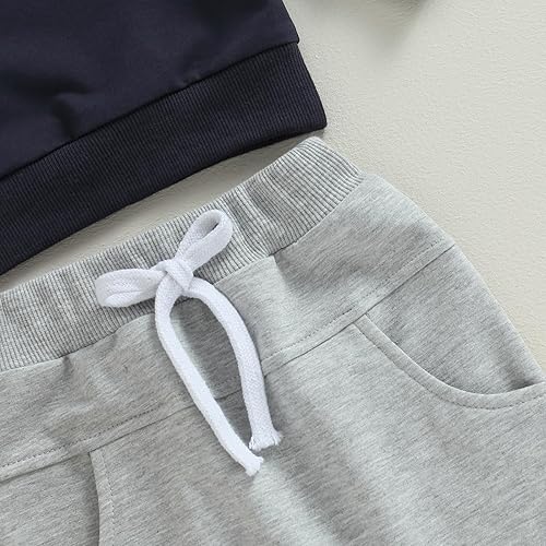 Miniatura 4 de GOOCHEER Conjunto de sudadera de manga larga con estampado de fantasmas y pantalones de Halloween para bebés y niños pequeños