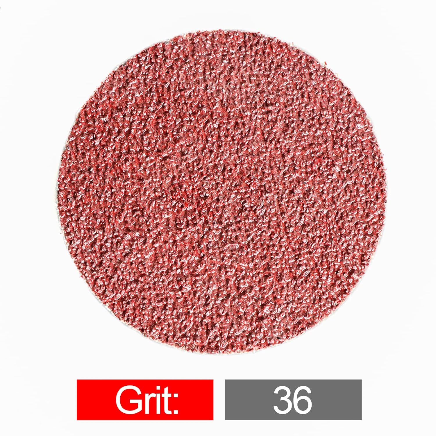 50PCS 3 inch Sanding Disc R-Type Sandpaper Quick Change Disc Grinding Pad Abrasive Disc,Surface Conditioning Sanding Pads for Power-Operated Sanders (36)