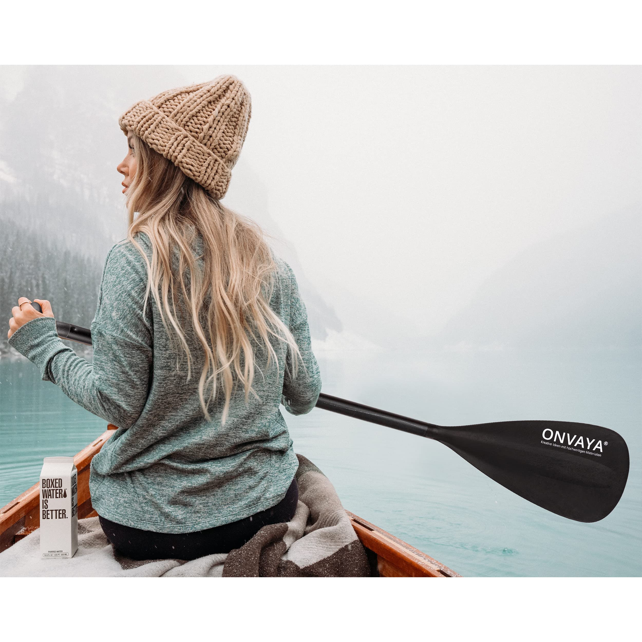 2-in-1 Kajak & SUP Paddel Aus Aluminium - Leicht & Stabil Für See, Fluss & Freizeit