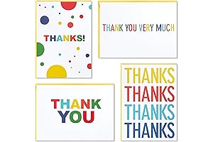 Hallmark Baby Shark Thank You Cards Assortment for Graduation, Baby Shower, Birthdays