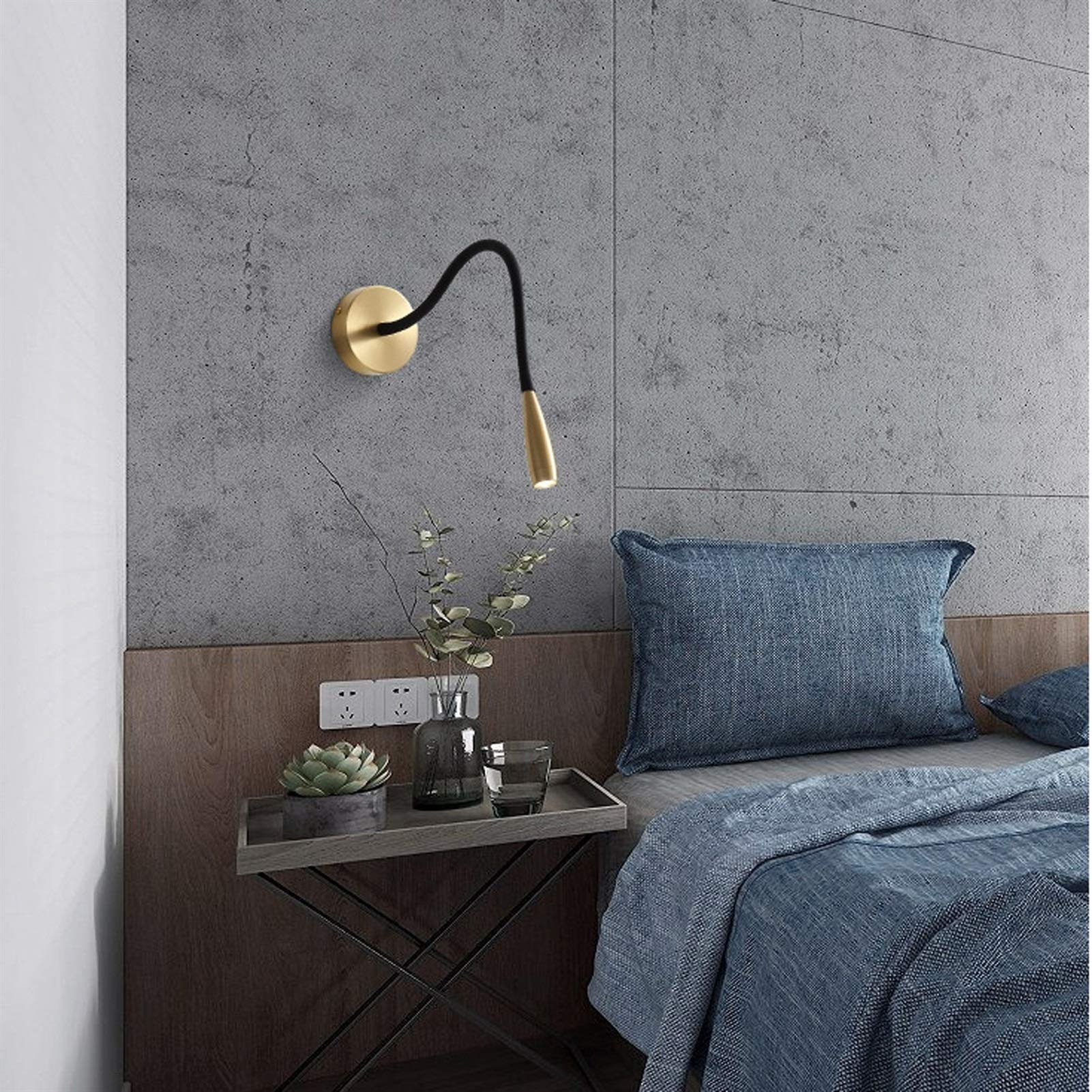 lampa ścienna Nowoczesny PROWADZONY Ścianie Ścianie Lampy Oświetlenie Creative Creative Huśtawka Ramię Nocne Czytanie Ścienne Światło oświetlenie wewnętrzne do sypialni salon Studium kinkiet