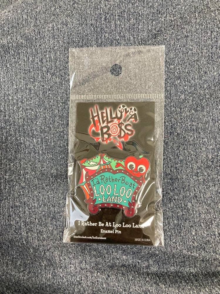 Helluva Boss ヘルヴァボス ルーラーランド ピンバッジ Amazon | ヘルヴァボス ルールーランド ピンバッジ | バッジ